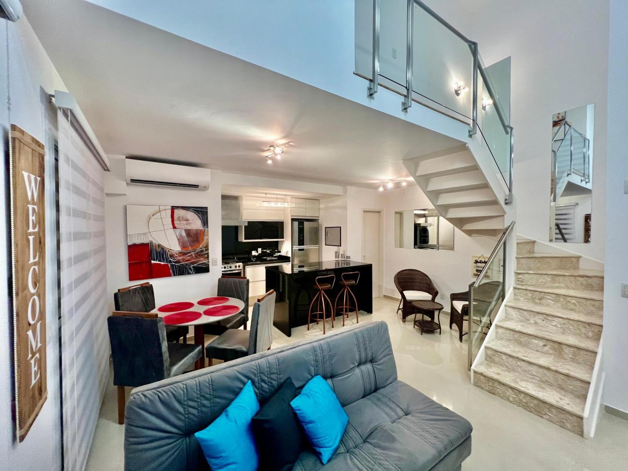 Duplex Morumbi Luxo 公寓